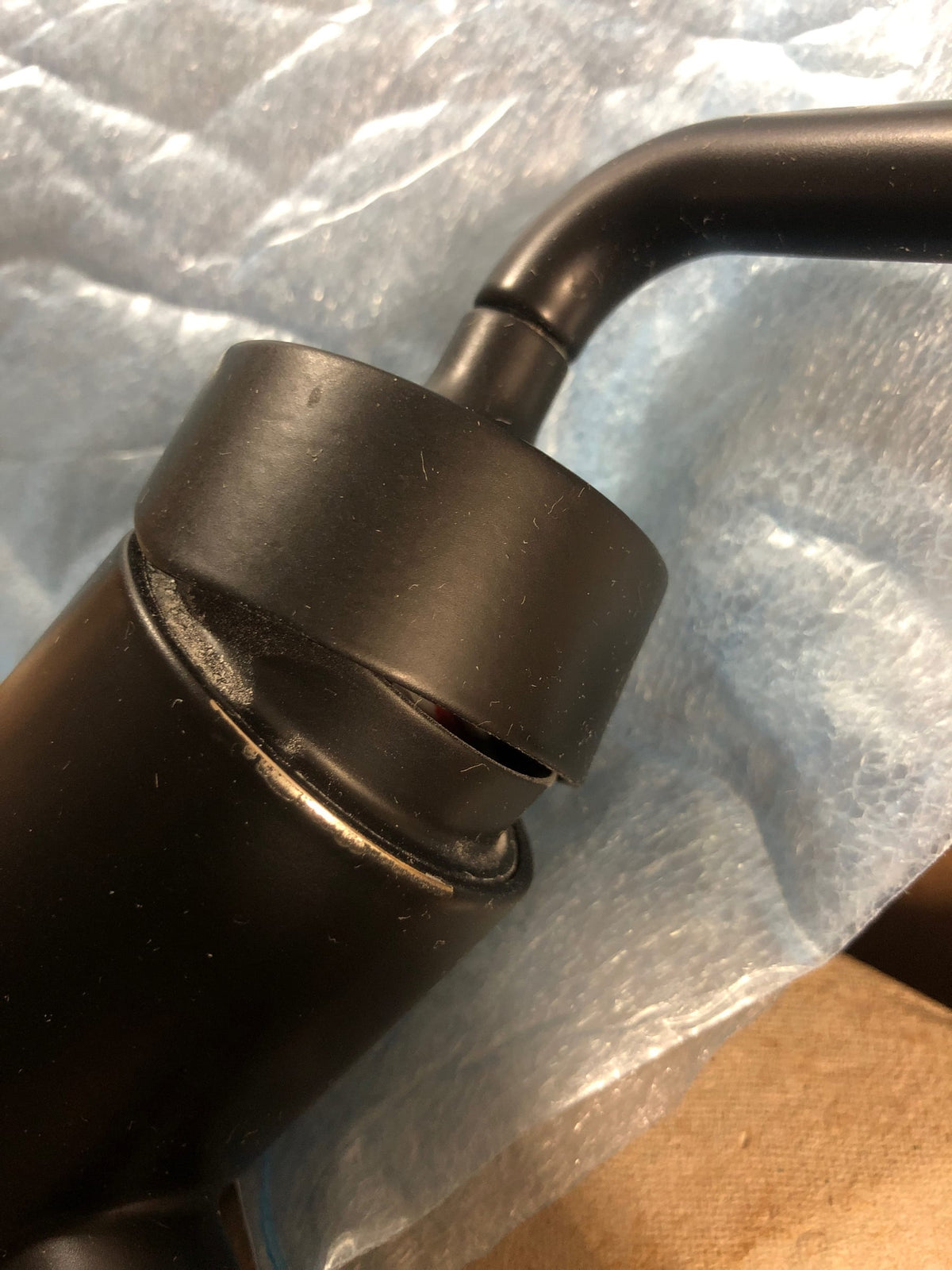 Kohler K-14402-4A-BL Purist 1.2 GPM Single Hole Bathroom Faucet with Pop-Up Drain Assembly - Matte Black