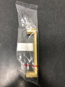 Berenson 2103-40SG-P Elevate 5-1/16" (128 mm) Center to Center Thick Wide Square Cabinet Handle / Drawer Pull - Satin Gold