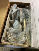Delta 559HAR-CZ-DST Trinsic 1.2 GPM Single Hole Bathroom Faucet with Push Pop-Up Drain Assembly - Champagne Bronze