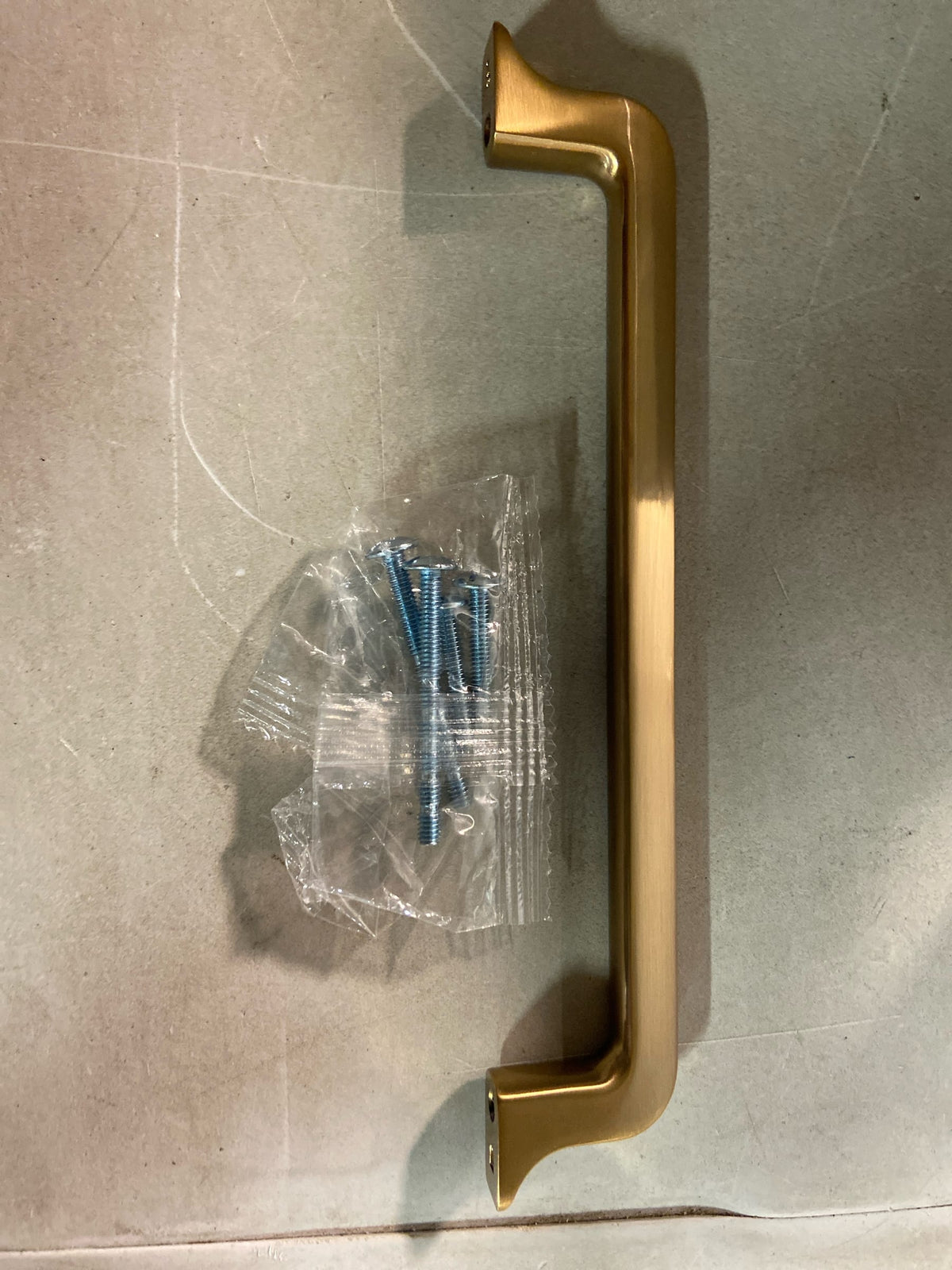 Jeffrey Alexander 839-160SBZ Callie 6-5/16" (160mm) Center to Center Soft Square Cabinet Handle / Drawer Pull - Satin Bronze