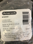 Amerock Monument 1-3/16 Inch Square Cabinet Knob