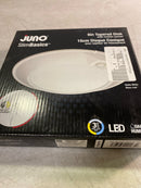 Juno Lighting JSBT 6IN SWW2 90CRI PIR MW M6 Contractor Select JSBT 8" Wide Switchable CCT Integrated LED Surface Mount Light with Motion Sensor - White