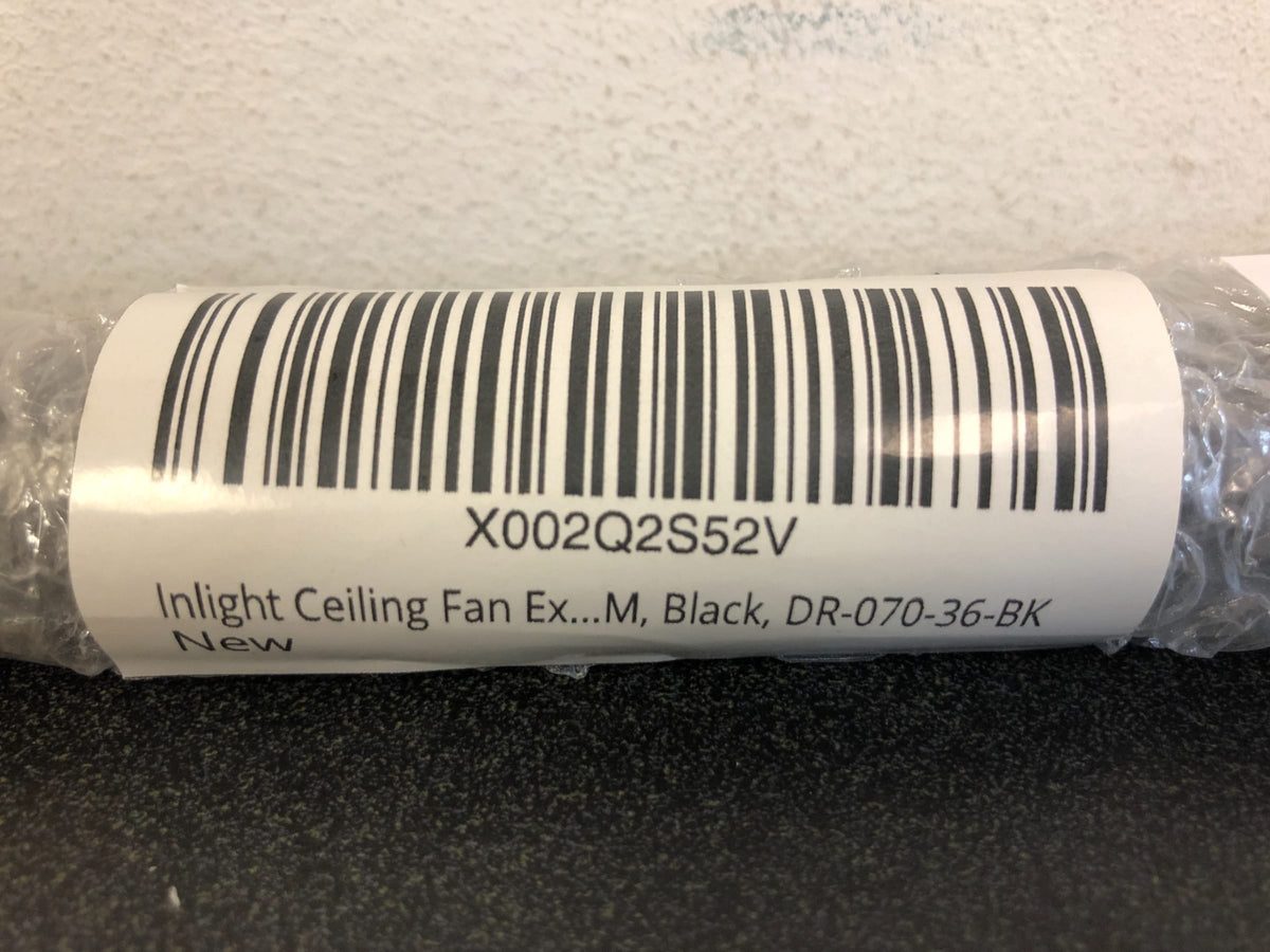 MinkaAire 36" Ceiling Fan Downrod for 12 Ft Ceilings - Coal