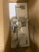 Progress Lighting Lexie 22 in. Three-Light Polished Chrome Vanity Light with Opal Glass Shade