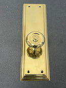 Baldwin 6542003FD Tremont Dummy Handleset Trim Set from the Estate Collection - Lifetime Polished Brass