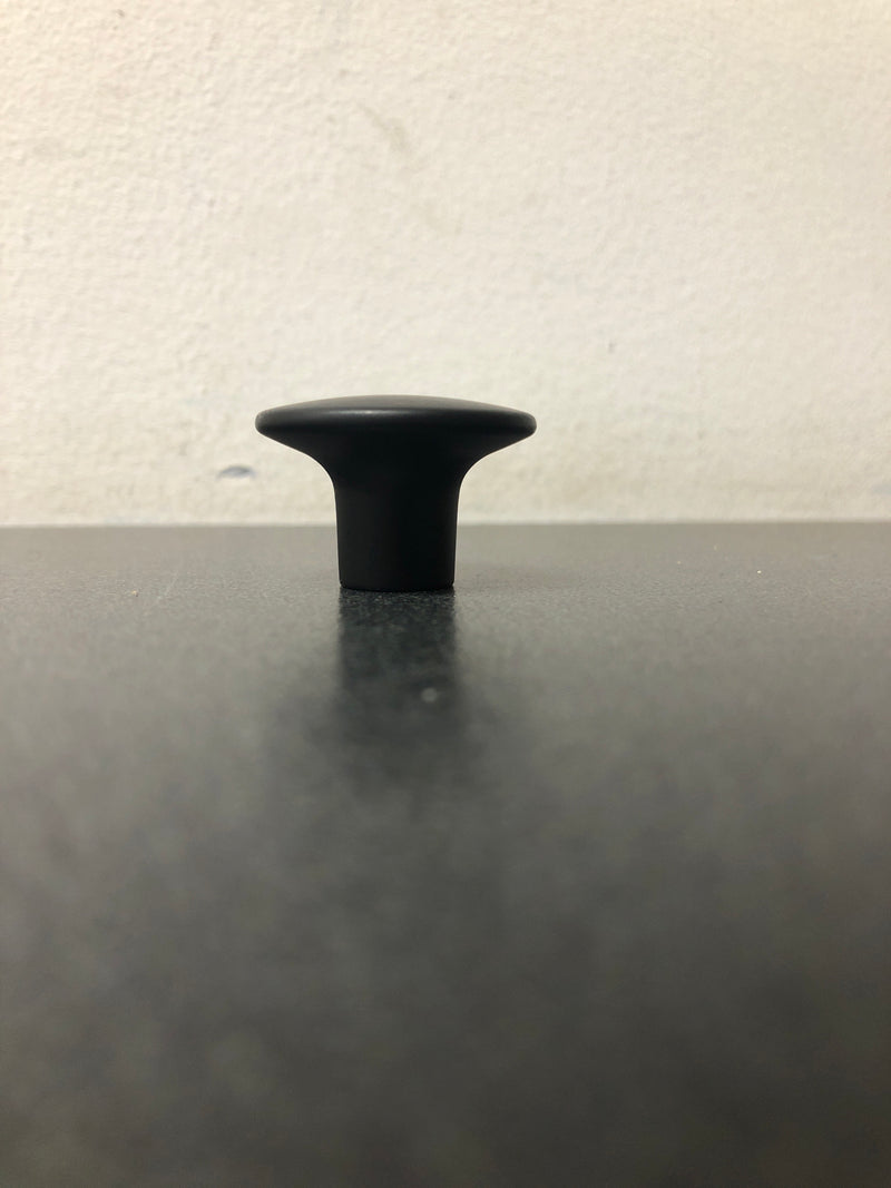 Schwinn Hardware 59342 1-1/4 Inch Mushroom Cabinet Knob - Matte Black