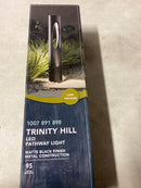 Hampton bay KZA1501LX-01 Trinity Hill 100 Lumen Low Voltage Matte Black Integrated LED Contemporary Outdoor Bollard Path Light