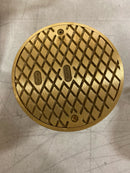 PROFLO PF42928 6" Brass Cover with 4" ABS Adjustable Cleanout - N/A