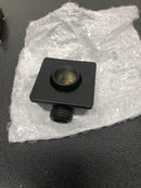 Delta 50570-BL Square Wall Supply Elbow for Hand Shower Hose Connection - Matte Black