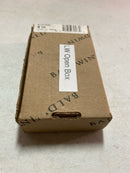 Baldwin 1440003I 4" x 4" Solid Brass Plain Bearing 1/4" Radius Corner Mortise Door Hinge - Single Hinge - Polished Brass