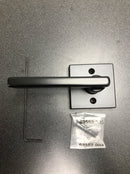 Kwikset 788HFLSQT-514 Halifax Non-Turning One-Sided Dummy Door Lever with Square Rose - Matte Black