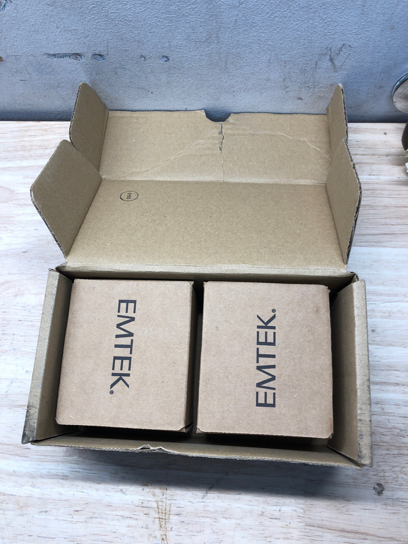 Emtek 8355US15 Low Profile Style Brass Modern Double Cylinder Deadbolt - Satin Nickel