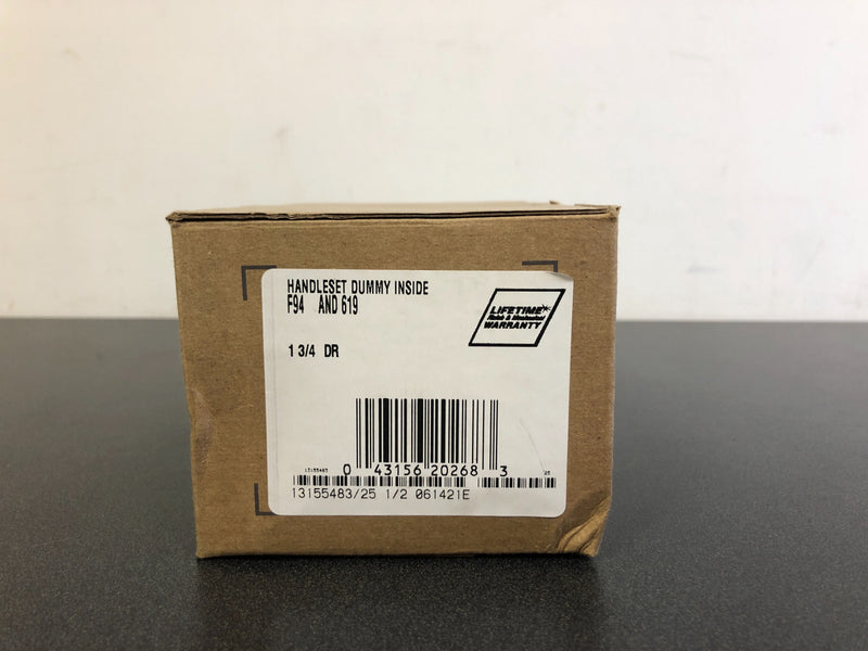 Schlage Andover One-Sided Dummy Interior Pack - Exterior Handleset Sold Separately