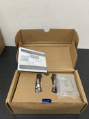 Emtek 810OTUS14 Old Town Clear Crystal Passage Knobset with Brass Rosette - Polished Nickel