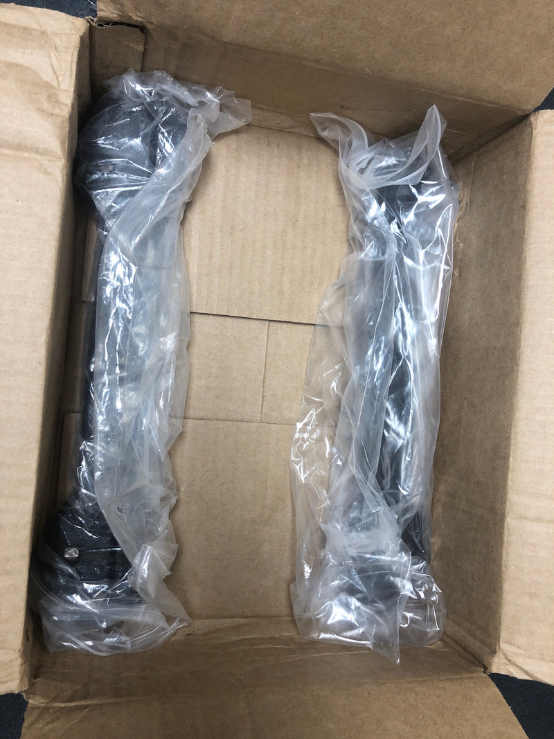 Signature Hardware 398849 Cast Iron Sink Wall Bracket - Set of 2 - Black