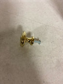 Baldwin 4491003BIN Dominion 1-1/4 Inch Mushroom Cabinet Knob from the Estate Collection - Polished Brass