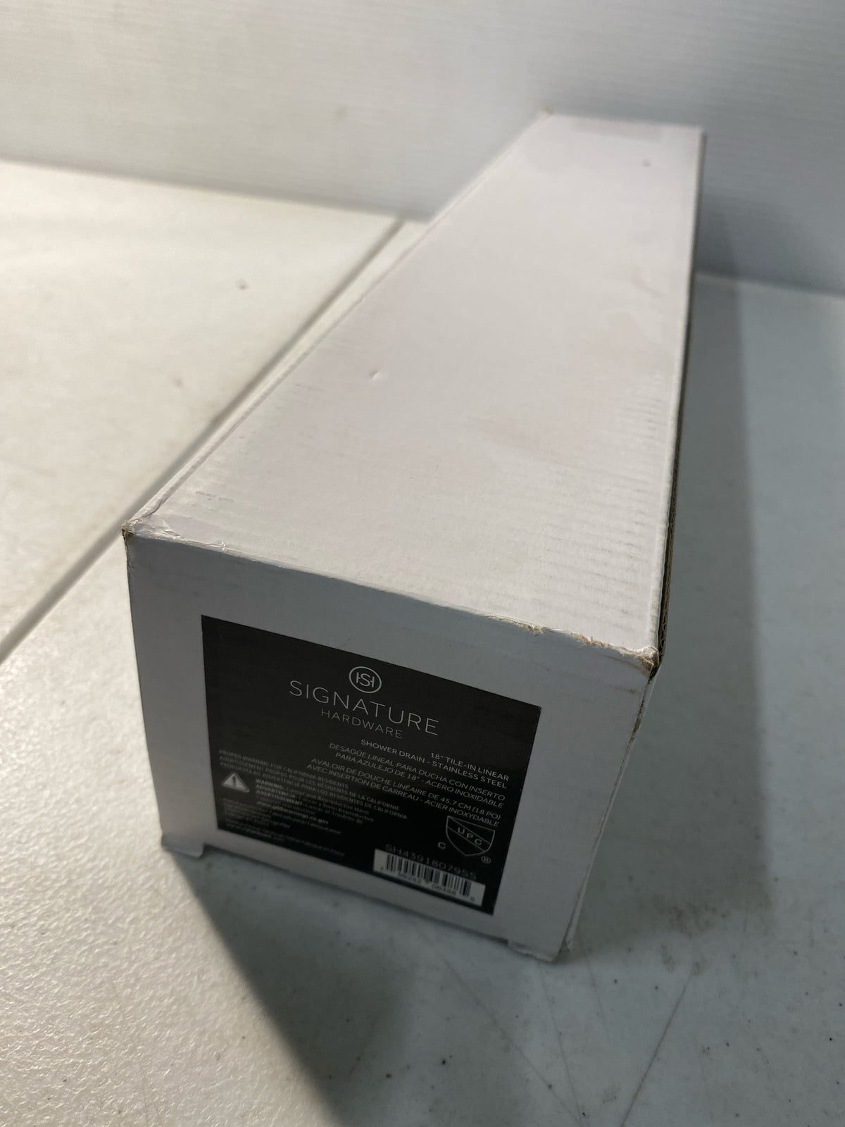 Signature Hardware SH43918079SS 18" Tile-In Linear Shower Drain - Stainless Steel