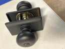 Emtek Products, Inc Emtek 5121PUDS19 Providence Key In Knob Lockset with Rectangular Rosette Flat Black