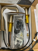 Delta 35849LF-CZ Nicoli 1.2 GPM Widespread Bathroom Faucet with Push Pop-Up Drain Assembly - Champagne Bronze