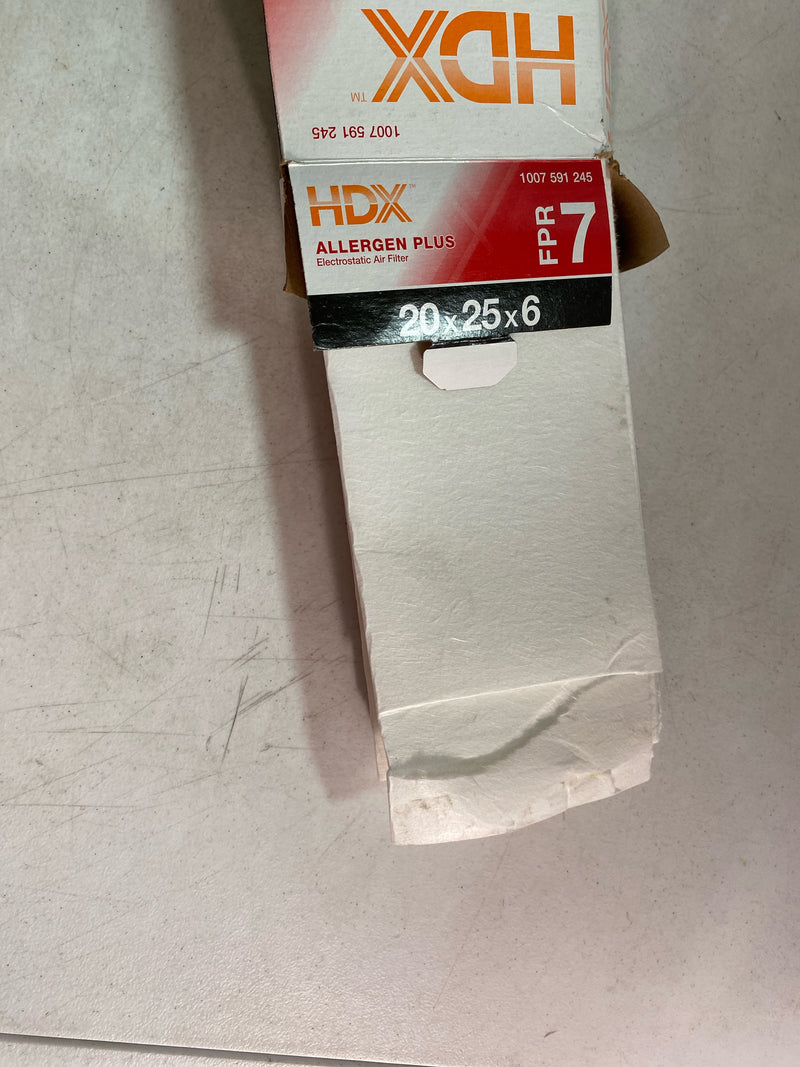 Hdx HDX-A201-11-6 20 in. x 25 in. x 6 in. AprilAire and Space-Gard Replacement Pleated Air Filter (Without Frame) FPR 7, MERV 11