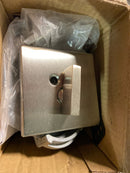 Baldwin Santa Monica Contemporary Square Single Cylinder Deadbolt - Satin Nickel