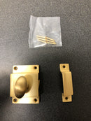 Deltana CL1580CR003 2-5/16" x 1-9/16" Solid Brass Cabinet Lock - Lifetime Polished Brass