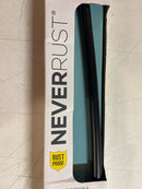 Zenna home 72S2ALBKL NeverRust 50 in. to 72 in. Aluminum Curved Dual Mount Shower Curtain Rod in Matte Black