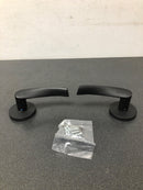 EMTEK Disk Rosette Dummy 5059TRTUS19, Flat Black (US19)