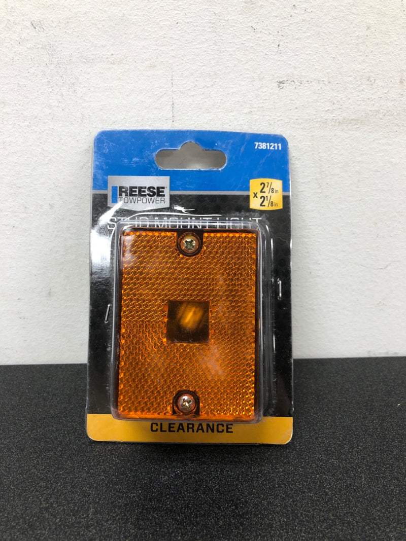 REESE TOWPOWER 2-7/8" X 2-1/8" Stud Mount Light 7381211 - FREE SHIPPING