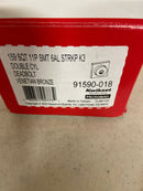 Kwikset 159SQT-11PS.STRKP Halifax Double Cylinder Keyed Entry Deadbolt from the Signature Series Collection - Venetian Bronze