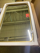 Elegant Lighting MR801830BR Evermore 18" W x 30" H Contemporary Rectangular Metal Framed Bathroom Wall Mirror - Brass