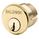 Baldwin 8323003 Gramercy 1-1/4" C Keyway Traditional Mortise Single Cylinder from the Estate Collection - Polished Brass