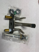 Kohler K-22021-4-BN Tempered 1.2 GPM Centerset Bathroom Faucet with Pop-Up Drain Assembly - Vibrant Brushed Nickel