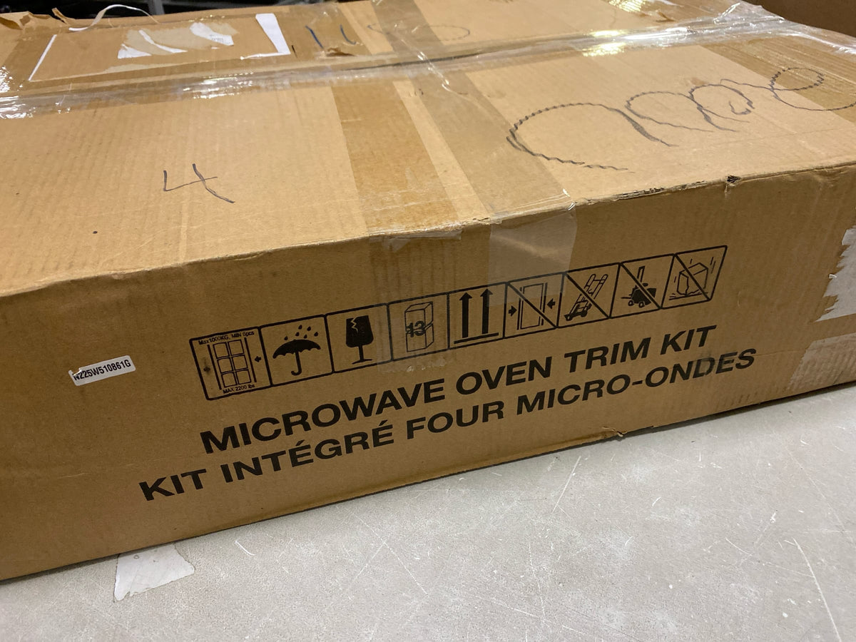 Whirlpool MTK2230PZ 30 Inch Wide Trim Kit for Countertop Microwave - Fingerprint Resistant Stainless Steel