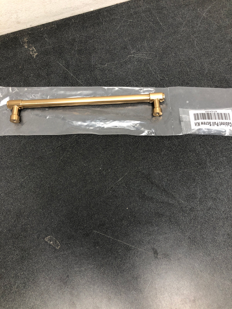 Emtek 86690US4 Jasper 8 Inch Center to Center Bar Cabinet Pull from the Industrial Modern Collection - Satin Brass