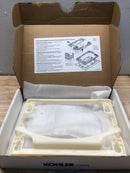 Kohler K-8857-0 Bevel 1.6 / 0.8 GPF Dual Flush Actuator Plate - White