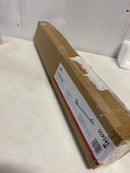 Design house 559245 Savannah 24 in. Wall Mounted Towel Bar in Polished Chrome and White