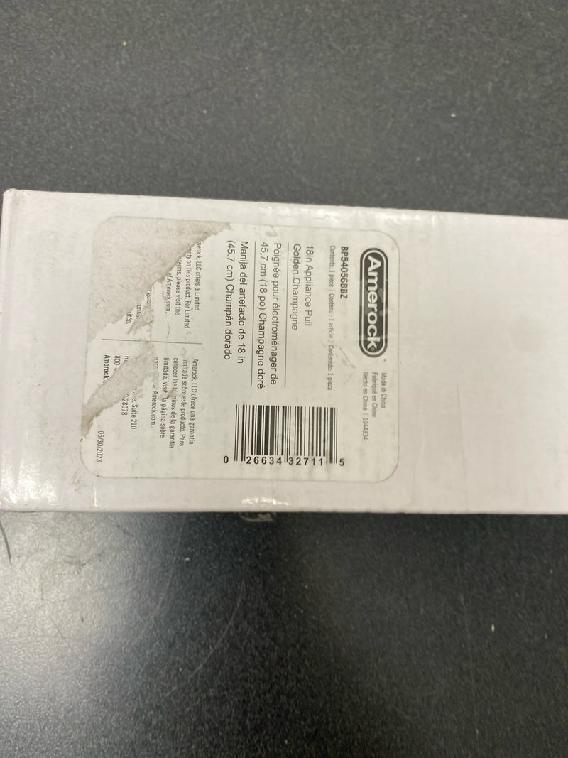 Amerock BP54056BBZ Renown 18 in. (457mm) Traditional Golden Champagne Arch Appliance Pull