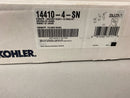 Kohler K-14410-4-SN Purist 1.2 GPM Widespread Bathroom Faucet with Pop-Up Drain Assembly - Polished Nickel