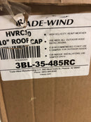 Trade-Wind 3BL-35-485RC 10 Inch High Velocity Roof Cap - N/A
