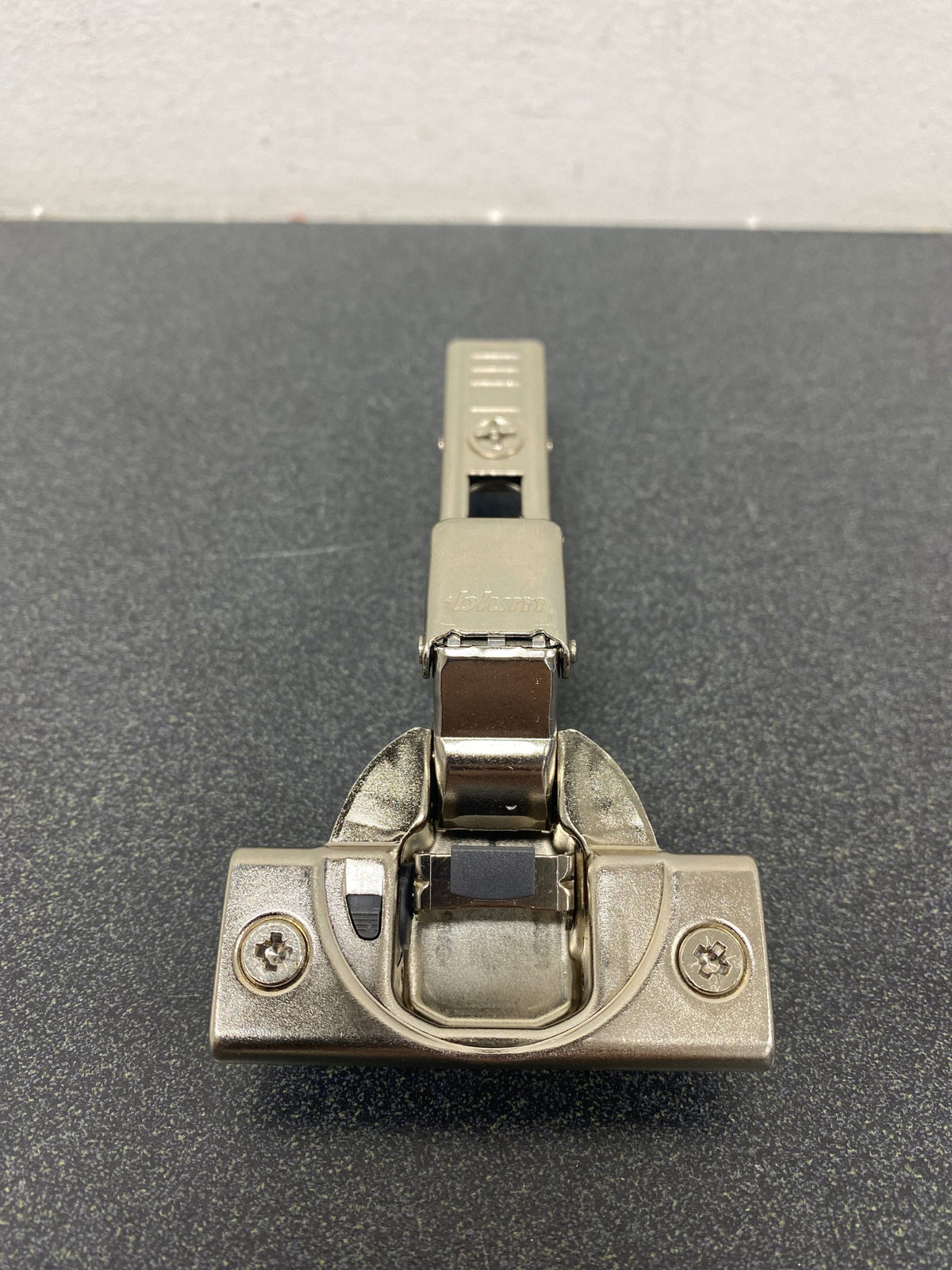 Blum 71B3780 BLUMOTION Inset Press-In Cabinet Door Hinges with 110-Degree Opening Angle - Nickel