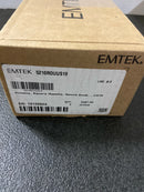 Emtek 5210ROUUS19 Round Knobset Privacy Door Knob Set with Square Rose - Flat Black