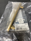 Belwith Keeler B072341-04 Caspian 5-1/16" (128 mm) Center to Center Solid Brass Nautical Wave Bar Cabinet Handle / Drawer Bar Pull - Satin Brass