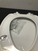 Bemis 19170PLE4 000 Alesio II Elongated Closed-Front Toilet Seat with Soft Close - White