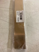 Emtek 87130US4 Edge 8 Inch Center to Center Finger Cabinet Pull - Satin Brass