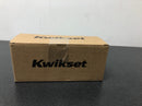 Kwikset 730PSKSQT-15 Pismo Privacy Door Knob Set with Square Rose - Satin Nickel