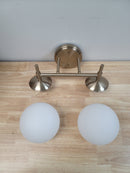 Millennium Lighting 2 Light Vanity, Modern Gold/Opal - 30302-MG