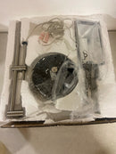 Cal 26" Height Metal Table Lamp in Brushed Steel Metal/Rectangular/Brushed Steel/Brushed Steel/60W/PHARMACY