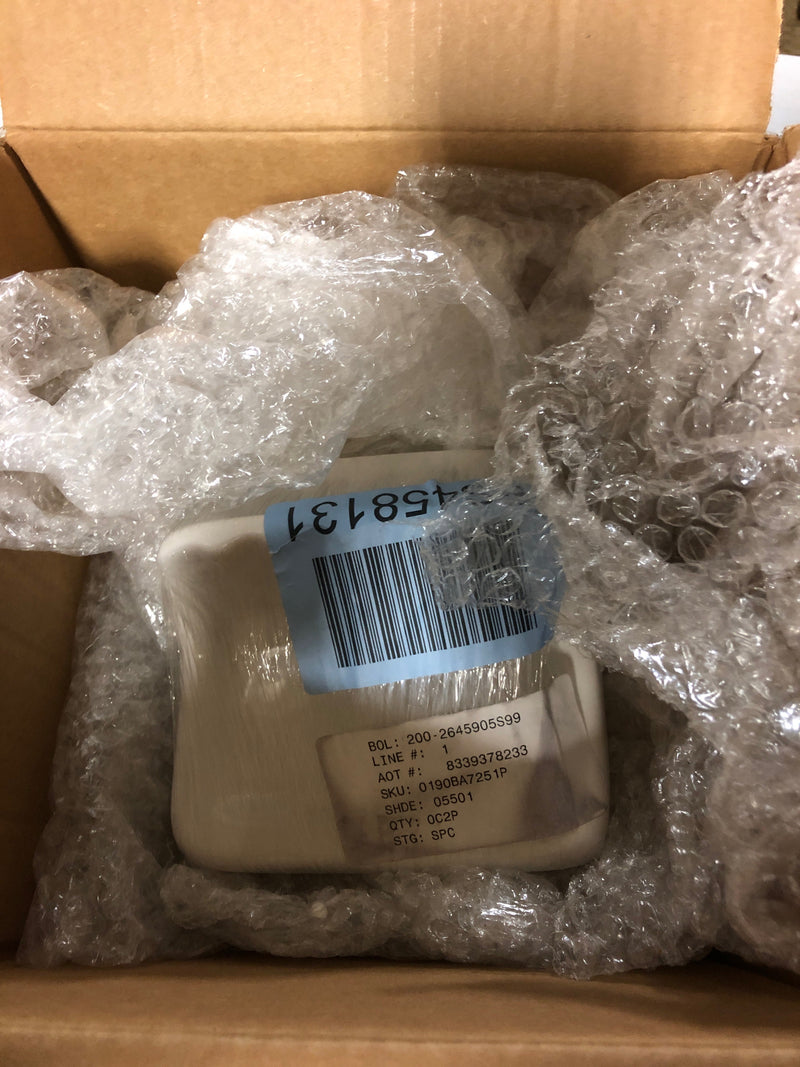 Daltile 0190BA7251P Wall Mounted Soap Dish from the Bath Accessories Collection - Ceramic Arctic White