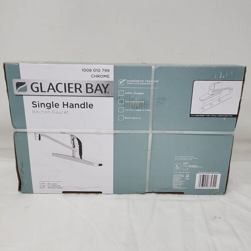 Glacier Bay HD67103W-0601 Standard Single-Handle Kitchen Faucet Polished Chrome